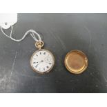 A Waltham lady's full hunter pocket watch stamped 14K