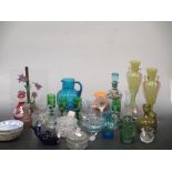 A large collection of china and glassware including examples by Mary Gregory