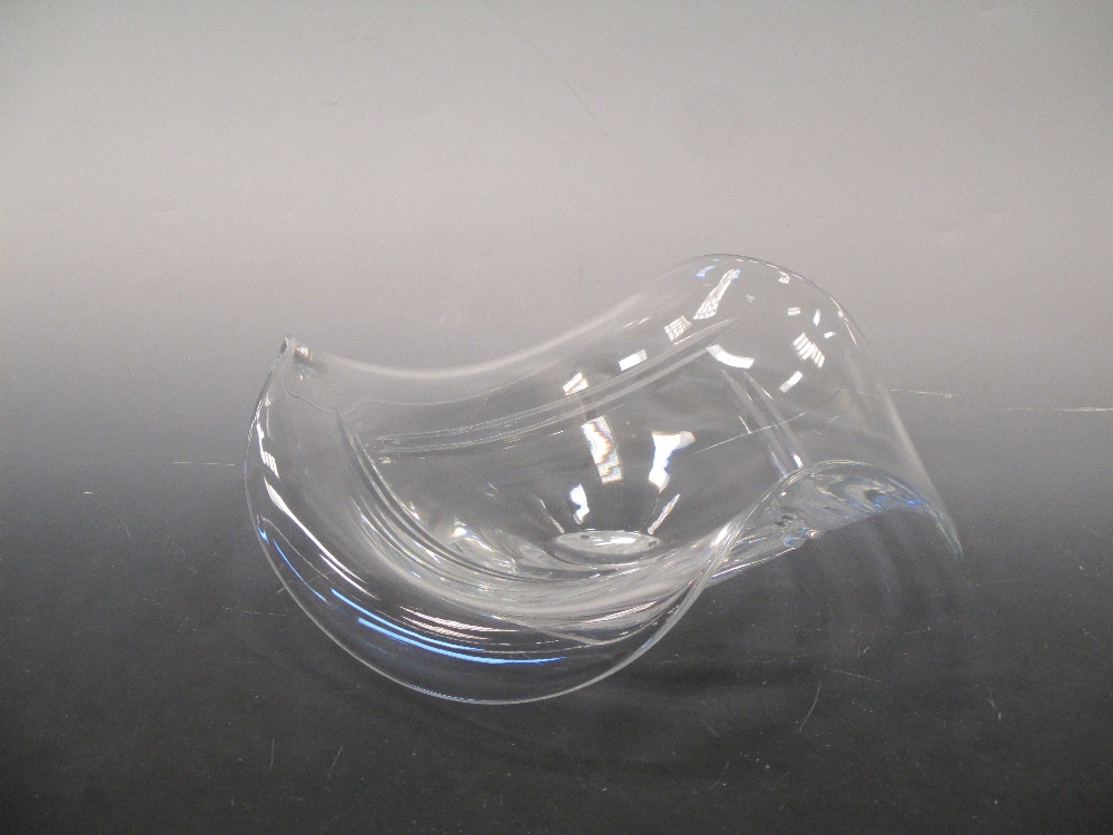 A Louise Kennedy modern Irish Art glass bowl, boxed