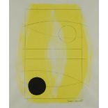 § Dame Barbara Hepworth (British, 1903-1975) Composition with black circle signed 'Barbara Hepworth'