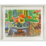 § George Hooper (British, 1910-1994) Still life of a bowl of fruit signed 'George Hooper' (lower