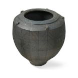 § Jenifer Jones (British, born 1940), a large stoneware garden pot, shouldered ovoid form with