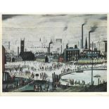 § Laurence Stephen Lowry, RBA, RA (British, 1887-1976) An Industrial Town signed 'L. S. Lowry' (