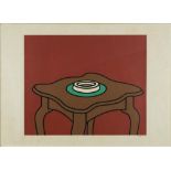 § Patrick Caulfield, CBE, RA (British, 1936-2005) Occasional Table (Cristea 29) signed and