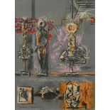 § Graham Sutherland, OM (British, 1903-1980) Three Figures in a Garden signed and numbered 'Graham