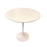 Eero Saarinen (Finnish, 1910-1961) for Knoll, a 50th Anniversay edition 'Tulip' occasional table,