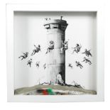 § Banksy (British, b.1974) Walled Off Hotel, Boxset offset giclée print with concrete relief from