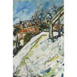 § John Bratby, RA (British, 1928-1992) The Sun, Blue Sky and the Snow, the First Day of the First
