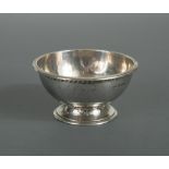 Guild of Handicrafts, a mid 20th century silver bowl, London 1961, of plain circular form with