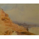 Philip Wilson Steer, OM, NEAC (British, 1860-1942) Mediterranean Landscape signed 'P W Steer' (lower
