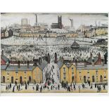 § Laurence Stephen Lowry, RBA, RA (British, 1887-1976) Britain at Play signed lower right in