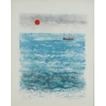 § Bernard Cheese (British, 1925-2013) Stormy Water artist's proof, signed and titled lithograph 55 x