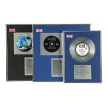 Breathe' 1996 a presentation disc to Keith Flint, to recognise sales in the UK of more than 600,
