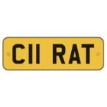 C11 RAT, a cherished number plate on retention expires 01.04.2025