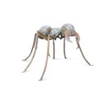 Obediar Creations and Frailloop, a large welded steel model ant,