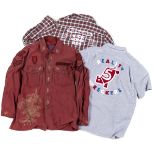 A collection of fourteen shirts, to include brands; Neighborhood, Vlaqua, Roen, A.N.G.E.L.O., Deus