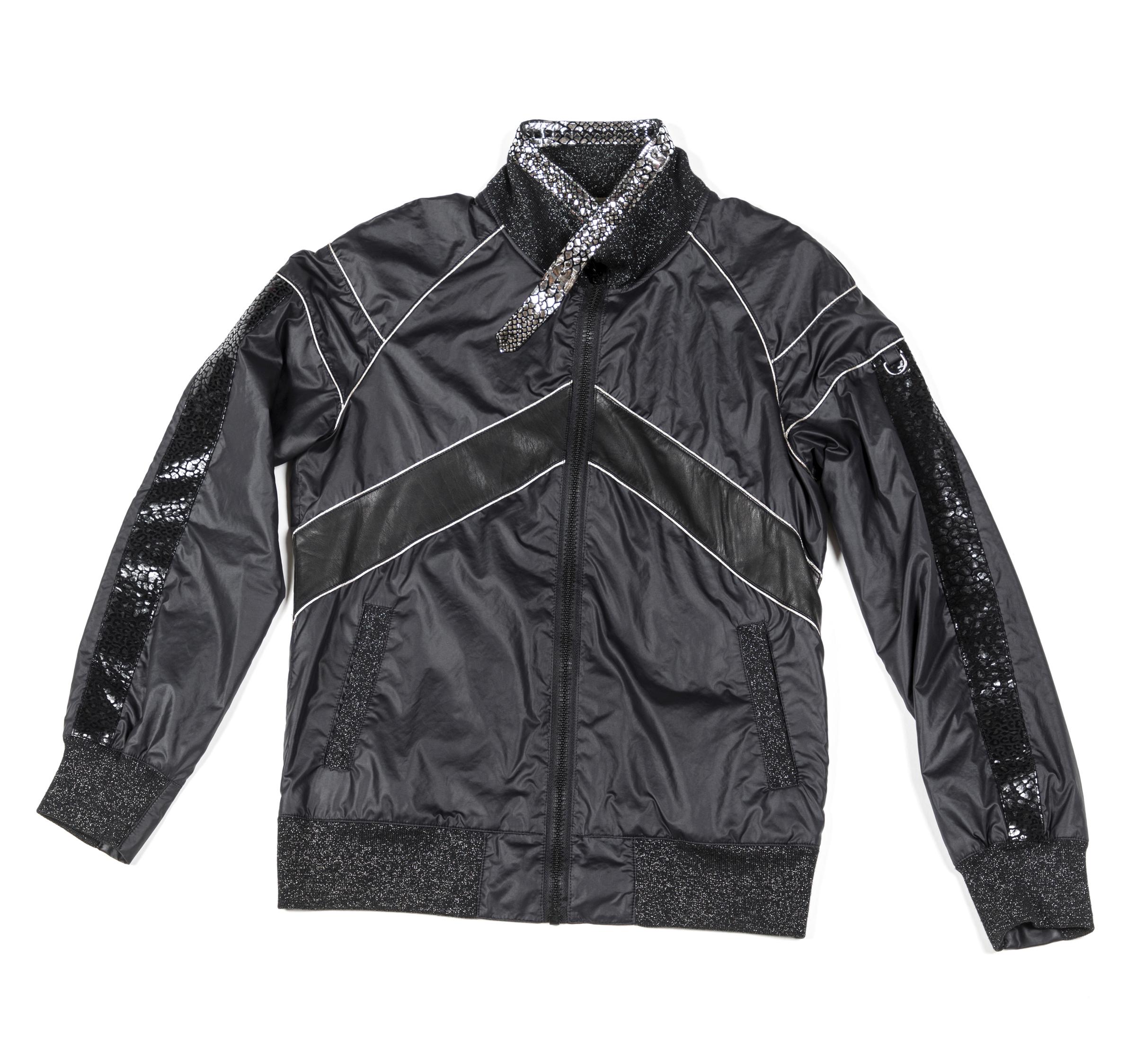 A collection of bomber and other jackets, to include; a Neighborhood jacket with leopard print