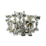 Racing trophies, a collection of twenty, mostly relating to Keith's early racing days (20)