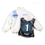 Keith's Speedway vest, together with a Suzuki Durex padded jacket (2)