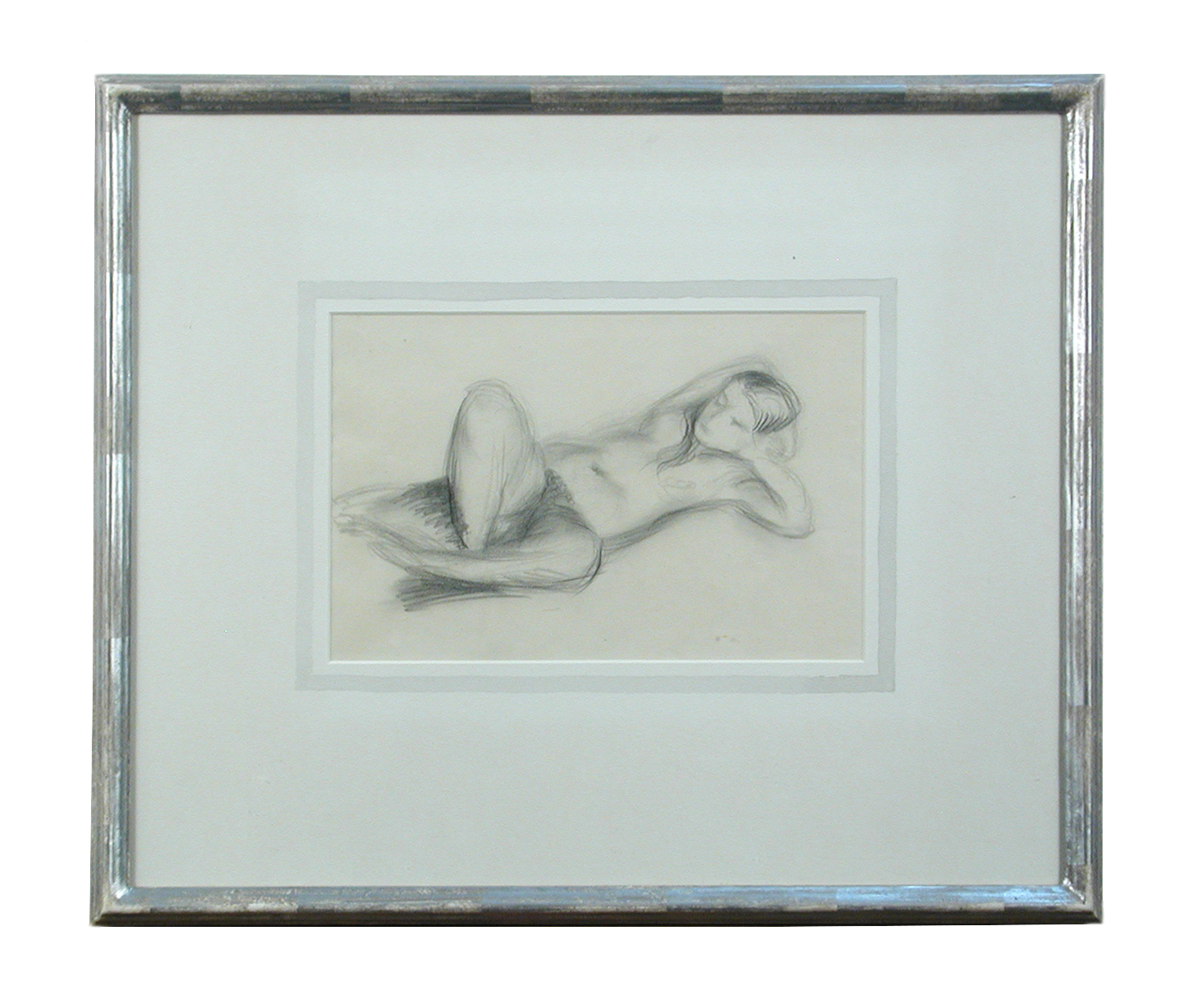 Henryk Gotlib (Polish/British, 1890-1966) 'Female Nude', pencil sketch', 16 x 24cm - Image 2 of 2