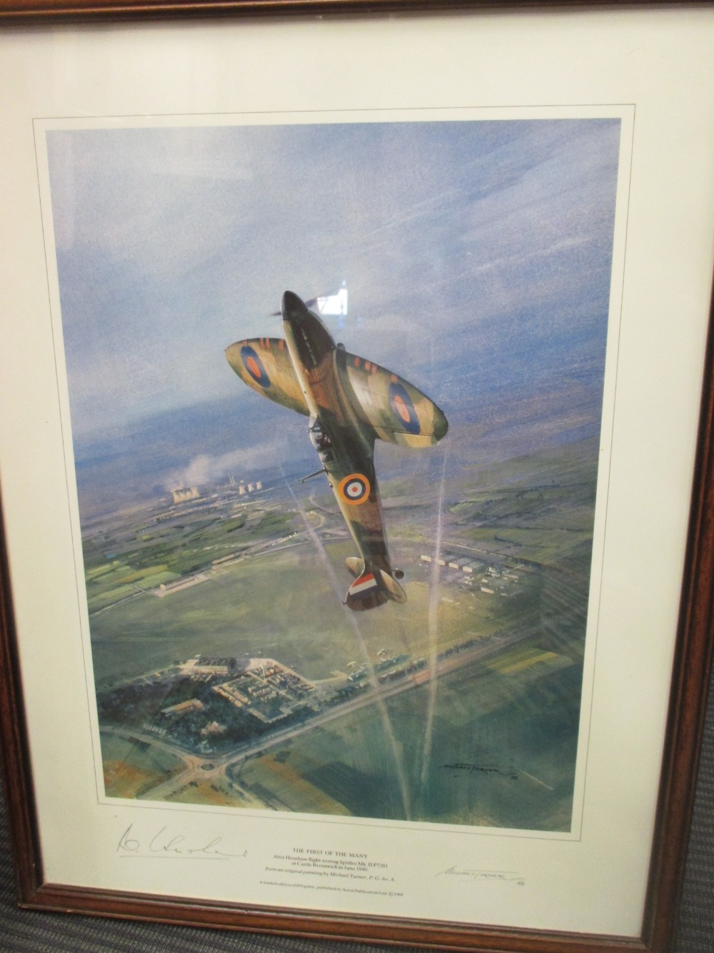 After Robert Taylor, First Of Many, reproduction print signed by Douglas Bader; After Michael - Image 5 of 8