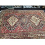 An early 20th century Qasqai carpet, 295cm x 202cm approx
