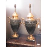 A pair of neo-classical style lamps (2)