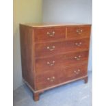 A George III mahogany chest of drawers