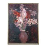 § Henry Phelan Gibb (British, 1870-1948) Gladioli oil on board 63 x 48cm (25 x 19in)