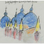 § John Bratby, RA (British, 1928-1992), The Domes of St Mark's, Venezia, signed and titled 'Doctor