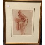 Charles Maresco Pearce NEA LG (British 1874-1964), Nude, red chalk, 30 x 22 cm. Provenance: