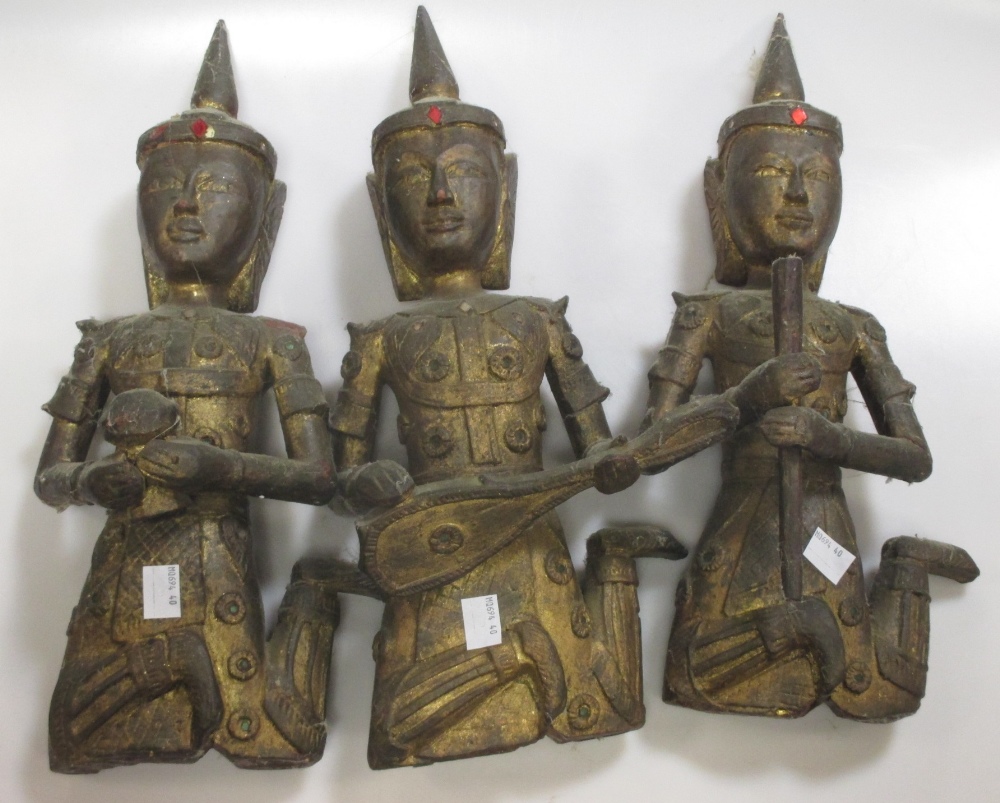 Three Thai figures of Musicians