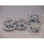 An unusual Spode child's tea set