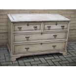 A 19th century painted chest of drawers