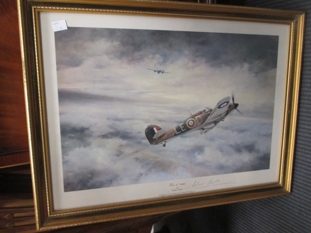 After Robert Taylor, First Of Many, reproduction print signed by Douglas Bader; After Michael - Image 7 of 8