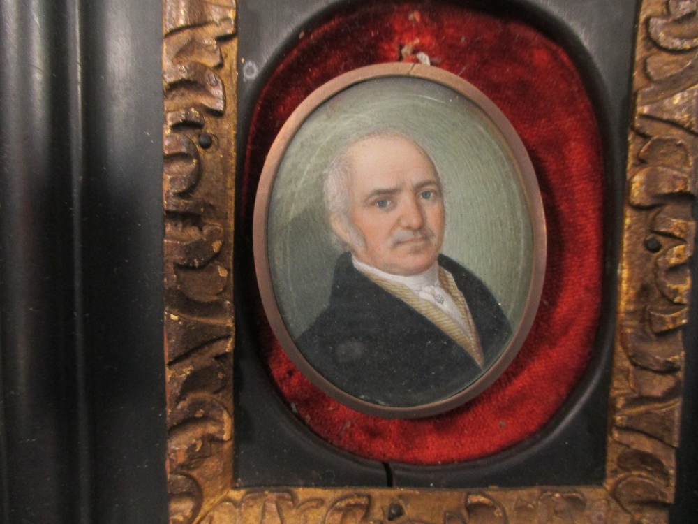 Various continental 19th century and later portrait miniatures - Image 3 of 4