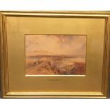 Manner of J.M .W.Turner, RA, The Flood, watercolour, 19 x 27 cm