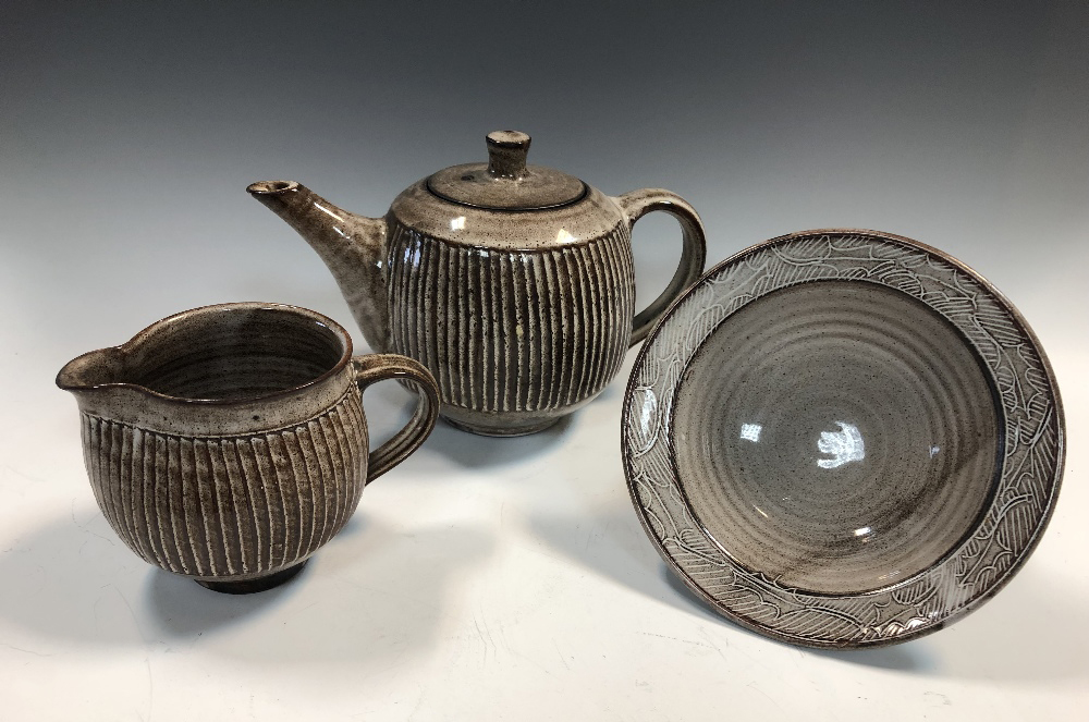 § David Leach (British, 1911-2005), a Lowerdown Pottery breakfast service, comprising teapot and - Image 2 of 2