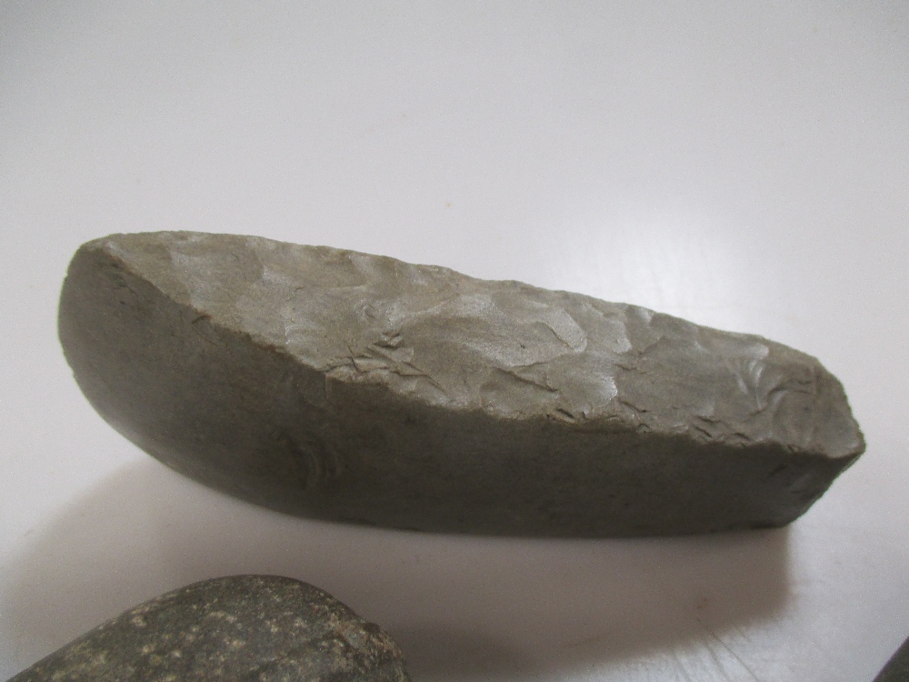 Various Neolithic stone axes, flints etc - Image 2 of 2