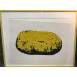 Two coloured lithographs of Spud, 58 x 77 cm, and Cabbage, 54 x 63, both signed lower right in