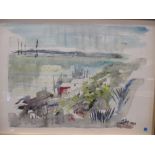 Alfred Birdsey (Bermudan/British, 1912-1996) - A view of Bermuda, signed lower right "Birdsey",