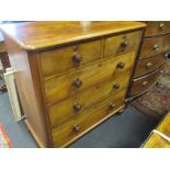 A Victorian mahogany chest of drawers, 104cm
