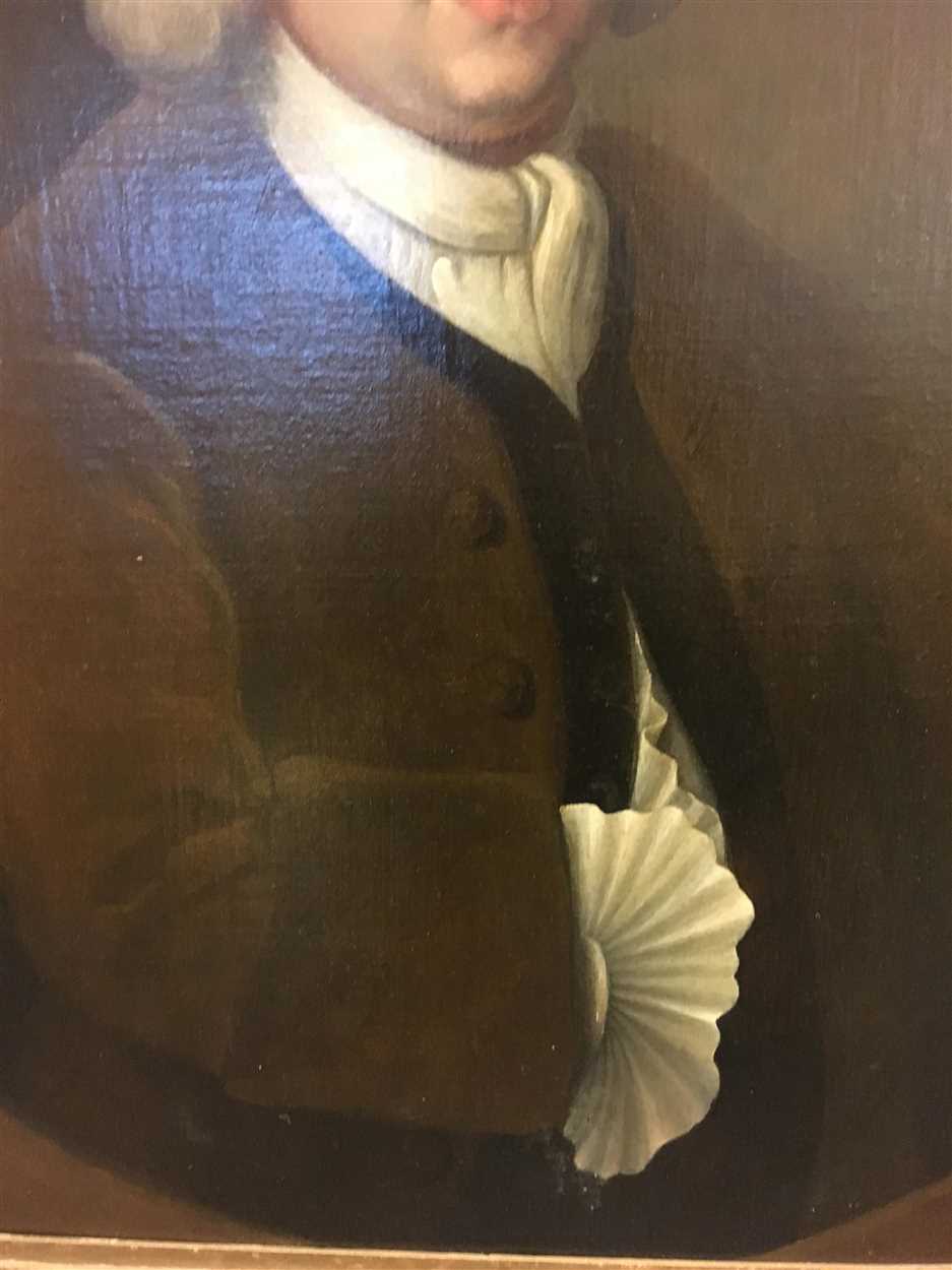 Attributed to Sir Joshua Reynolds PRA, FRS, FRSA (British, 1723-1792) Portrait of Josiah Graham of - Image 6 of 7