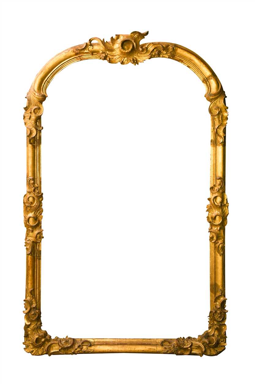 A 19th century carved giltwood frame,