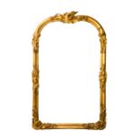 A 19th century carved giltwood frame,