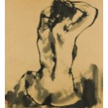 Qu Leilei (Chinese 1951-) Seated female nude