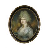 English School, late 18th Century Portrait of a lady
