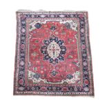 A Turkey / Heriz pattern carpet,