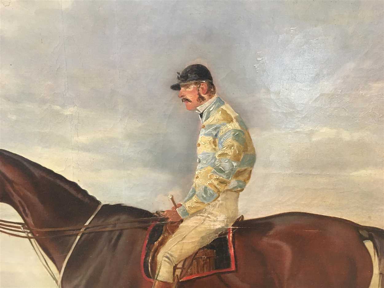 John Arnold Alfred Wheeler (British, 1821-1903) Portrait of Sir Philip Morgan Crofton, Bt. on his - Image 3 of 17