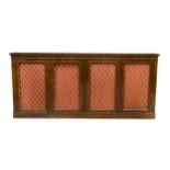 A late Regency rosewood bookcase,
